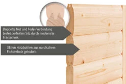 KARIBU Saunahaus Norge, Fichtenholz 38mm, Fronteinstieg, Ca. 4,5m² -Ausgewählte Geschäfte Für Garten- Und Outdoor-Produkte 4 18476 4.jpg