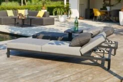 HARTMAN Adam Gartenliege, Flanelle, Alu/Sunbrella, 195x70x30cm, Rückenlehne Verstellbar, Inkl. Kopfkissen -Ausgewählte Geschäfte Für Garten- Und Outdoor-Produkte 4 18732.jpg