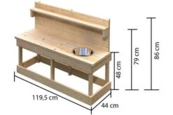 KARIBU Matschküche Sandy, Fichtenholz Naturbelassen -Ausgewählte Geschäfte Für Garten- Und Outdoor-Produkte 4 19400.jpg