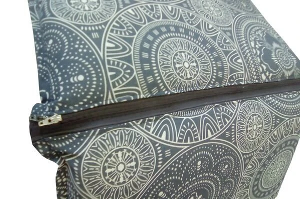 DOPPLER Lyra Stuhlauflage Niederlehner, Grau Gemustert, Polyester, 100 X 48 X 7 Cm, Mit Reißverschluss 6 DOPPLER Lyra Stuhlauflage Niederlehner, Grau Gemustert, Polyester, 100 X 48 X 7 Cm, Mit Reißverschluss – Bild 4