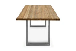 OUTFLEXX Esstisch, Natur, Edelstahl & Recycled FSC-Teak, 200 X 100 Cm, Baumkante -Ausgewählte Geschäfte Für Garten- Und Outdoor-Produkte 4 20355.jpg