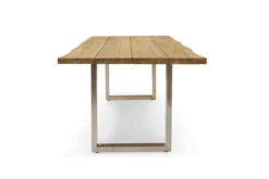 OUTFLEXX Esstisch, Natur, Edelstahl & Recycled FSC-Teak, 240 X 100 Cm, Baumkante -Ausgewählte Geschäfte Für Garten- Und Outdoor-Produkte 4 20357.jpg