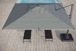 OUTFLEXX Ultimate XL Ampelschirm, Anthrazit/grau, Alu/Spuncrylic®, 450x450cm, Inkl. Befüllbarem Schirmständer -Ausgewählte Geschäfte Für Garten- Und Outdoor-Produkte 4 20367.jpg