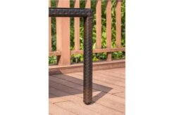 OUTFLEXX Dining Tisch, Braun Marmoriert, Polyrattan, 180 X 100 Cm, Tischplatte Spraystone, 6mm -Ausgewählte Geschäfte Für Garten- Und Outdoor-Produkte 4 20665.jpg