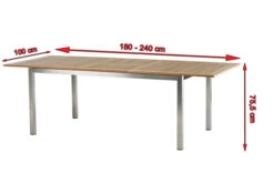 Ausziehtisch Roma Aus Edelstahl/Teak Von Diamond Garden, Ca. 180/240x100 Cm 14 Ausziehtisch Roma Aus Edelstahl/Teak Von Diamond Garden, Ca. 180/240x100 Cm -Ausgewählte Geschäfte Für Garten- Und Outdoor-Produkte 5 10651.jpg