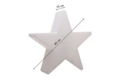8-Seasons Shining Star Mini Dekoleuchte, Weiß, Polyethylen, Ø40x10x37cm, Mit Standard-E27-Fassung -Ausgewählte Geschäfte Für Garten- Und Outdoor-Produkte 5 10680 1.jpg