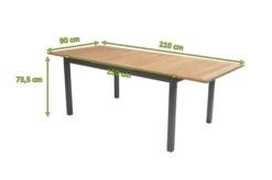 HARTMAN South Wales Ausziehtisch, Xerix/natur, Alu/FSC-Teak, 150/210x90cm, Mit Synchronauszug -Ausgewählte Geschäfte Für Garten- Und Outdoor-Produkte 5 11090.jpg