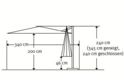 Schneider® SCHNEIDER Rhodos Junior Ampelschirm, Apfelgrün, Quadratisch, 270 X 270 Cm -Ausgewählte Geschäfte Für Garten- Und Outdoor-Produkte 5 12049 3.jpg