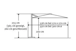 Schneider® SCHNEIDER Rhodos Eco Twist Ampelschirm, Anthrazit, Rund, Ø 300 Cm -Ausgewählte Geschäfte Für Garten- Und Outdoor-Produkte 5 16622.jpg