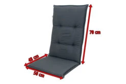 DOPPLER Comfort Stuhlauflage Hochlehner, Anthrazit, Polyester, 120 X 50 X 7 Cm 14 DOPPLER Comfort Stuhlauflage Hochlehner, Anthrazit, Polyester, 120 X 50 X 7 Cm -Ausgewählte Geschäfte Für Garten- Und Outdoor-Produkte 5 17431.jpg