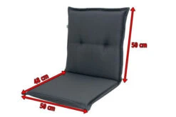DOPPLER Comfort Stuhlauflage Niederlehner, Anthrazit, Polyester, 100 X 50 X 7 Cm -Ausgewählte Geschäfte Für Garten- Und Outdoor-Produkte 5 17432.jpg