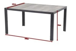 HARTMAN Tanger Esstisch, Xerix/grey Wood, Aluminium/Keramik, 168x105cm -Ausgewählte Geschäfte Für Garten- Und Outdoor-Produkte 5 17489 1.jpg