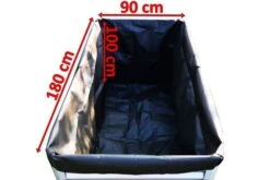 OUTFLEXX Pflanzvlies, Schwarz, Vlies 200g/m², 180x90x100cm, Für Hochbeet Mit 180cm -Ausgewählte Geschäfte Für Garten- Und Outdoor-Produkte 5 18168.jpg