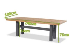 HARTMAN Exklusivmodell YasmaniEsstisch, Xerix/natur, Alu/Teak, 240x100cm -Ausgewählte Geschäfte Für Garten- Und Outdoor-Produkte 5 18683.jpg