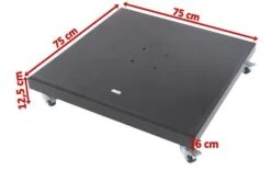 OUTFLEXX Schirmständer, Granit, 75x75x12,5cm, 90kg, Mit Lenkrollen 12 OUTFLEXX Schirmständer, Granit, 75x75x12,5cm, 90kg, Mit Lenkrollen -Ausgewählte Geschäfte Für Garten- Und Outdoor-Produkte 5 18882.jpg