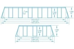 BESTWAY Power Steel Pool Mit Gestell, Grau, 732x366x132cm, Mit Sandfilteranlage, Leiter, Abdeckplane -Ausgewählte Geschäfte Für Garten- Und Outdoor-Produkte 5 19206.jpg