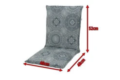 DOPPLER Lyra Stuhlauflage Niederlehner, Grau Gemustert, Polyester, 100 X 48 X 7 Cm, Mit Reißverschluss 11 DOPPLER Lyra Stuhlauflage Niederlehner, Grau Gemustert, Polyester, 100 X 48 X 7 Cm, Mit Reißverschluss -Ausgewählte Geschäfte Für Garten- Und Outdoor-Produkte 5 19682.jpg