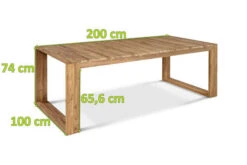 OUTFLEXX Anok Esstisch, Natur, Recycled FSC®-Teak, 200x100 -Ausgewählte Geschäfte Für Garten- Und Outdoor-Produkte 5 20299.jpg