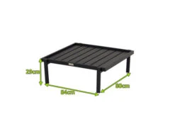 HARTMAN Harry Kaffeetisch, Schwarz, Aluminium, 84 X 80 X 29 Cm -Ausgewählte Geschäfte Für Garten- Und Outdoor-Produkte 5 20456.jpg