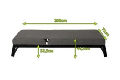 OUTFLEXX Allure Sonnenliege, Sooty, Alu/Sunbrella, 211 X 74 X 44,5 Cm, Verstellbare Kopfstütze -Ausgewählte Geschäfte Für Garten- Und Outdoor-Produkte 5 20736.jpg