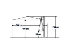 Schneider® SCHNEIDER Rhodos Junior Ampelschirm, Natur, Rund, Ø 300 Cm -Ausgewählte Geschäfte Für Garten- Und Outdoor-Produkte 5 20855.jpg