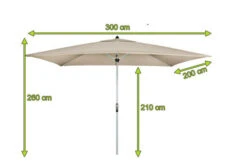 DOPPLER Active Auto Tilt Mittelstockschirm, Natur, Alu/Polyester, 200x300 Cm, Mit Kurbel -Ausgewählte Geschäfte Für Garten- Und Outdoor-Produkte 5 20865.jpg