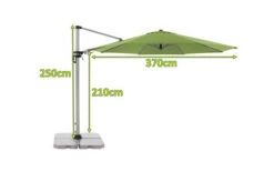DOPPLER Active Pendelschirm, Fresh Green, Alu/Polyester, 370cmx210 Cm, Mit Kurbel, 360°-drehbar -Ausgewählte Geschäfte Für Garten- Und Outdoor-Produkte 5 22346.jpg