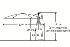 Schneider® SCHNEIDER Rhodos Rondo Ampelschirm, Sand, Rund, Ø 350 Cm -Ausgewählte Geschäfte Für Garten- Und Outdoor-Produkte 5 6202 1.jpg