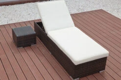 OUTFLEXX 2er-Set Sonnenliegen, Braun Marmoriert, Polyrattan, Je 200x70x45cm, Mit Beistelltisch -Ausgewählte Geschäfte Für Garten- Und Outdoor-Produkte 5 7761.jpg