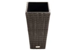 Ploß Rocking Pflanzgefäß, Grau/braun-meliert, Polyrattan, Konisch, 28x28x60 Cm, Kunststoffeinsatz -Ausgewählte Geschäfte Für Garten- Und Outdoor-Produkte 6 18199.jpg