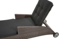 Ploß Rocking Comfort Rollliege, Grau/braun-meliert, Polyrattan, 195x65x42cm, Verstellbar, Hohe Sitzhöhe -Ausgewählte Geschäfte Für Garten- Und Outdoor-Produkte 6 18208.jpg