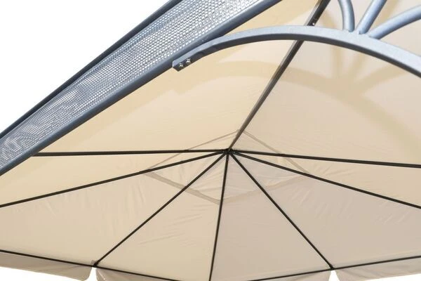 OUTFLEXX Ersatzdach Für Siena Garden Pavillon Korfu, Natur, Polyester PU-beschichtet, 350x350cm 7 OUTFLEXX Ersatzdach Für Siena Garden Pavillon Korfu, Natur, Polyester PU-beschichtet, 350x350cm – Bild 6