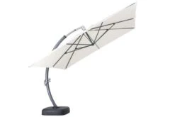 OUTFLEXX Luxus Ampelschirm, Anthrazit/creme, Edelstahl/Aluminium, 350x350cm, Inkl. Schirmständer Und Schutzhülle -Ausgewählte Geschäfte Für Garten- Und Outdoor-Produkte 6 18351.jpg