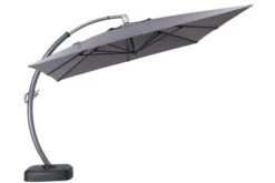 OUTFLEXX Luxus Ampelschirm, Anthrazit, Edelstahl/Aluminium, 350x350cm, Inkl. Schirmständer Und Schutzhülle -Ausgewählte Geschäfte Für Garten- Und Outdoor-Produkte 6 18352.jpg