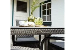 Ploß Rocking Dining Tisch, Grau/braun-meliert, Polyrattan, 90 X 90 Cm, Glasplatte In Steinoptik -Ausgewählte Geschäfte Für Garten- Und Outdoor-Produkte 6 20156.jpg