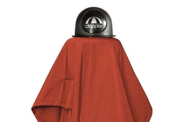 DOPPLER Active Auto Tilt Mittelstockschirm, Terracotta, Alu/Polyester, 210x140 Cm, Höhenverstellbar, Mit Kurbel 8 DOPPLER Active Auto Tilt Mittelstockschirm, Terracotta, Alu/Polyester, 210x140 Cm, Höhenverstellbar, Mit Kurbel – Bild 6