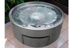 Outtech Steel Art Aqua Whirlpool, Silber/grau, 180x180x73 Cm,5 Pers., LCD Balboa Anzeige, Rund -Ausgewählte Geschäfte Für Garten- Und Outdoor-Produkte 6 21292.jpg