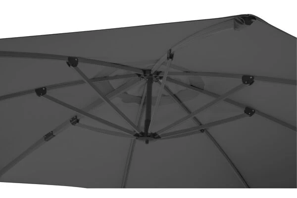 Schneider® SCHNEIDER Rhodos Rondo Ampelschirm, Anthrazit, Rund, Ø 350 Cm 9 Schneider® SCHNEIDER Rhodos Rondo Ampelschirm, Anthrazit, Rund, Ø 350 Cm – Bild 7