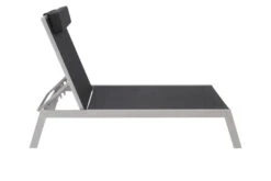 VILLANA 2er-Set Sonnenliegen, Silber/schwarz, Alu/Textil, 198x66x32cm, Mit Beistelltisch 45x45cm -Ausgewählte Geschäfte Für Garten- Und Outdoor-Produkte 7 13886.jpg