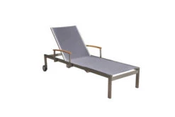 OUTFLEXX 2er-Set Sonnenliegen, Taupe, Edelstahl/Teak, 195,5x74x35cm, Mit Beistelltisch 45x45cm -Ausgewählte Geschäfte Für Garten- Und Outdoor-Produkte 7 14167.jpg