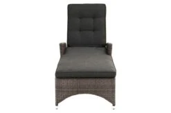 Ploß Rocking Comfort Rollliege, Grau/braun-meliert, Polyrattan, 195x65x42cm, Verstellbar, Hohe Sitzhöhe -Ausgewählte Geschäfte Für Garten- Und Outdoor-Produkte 7 18208.jpg