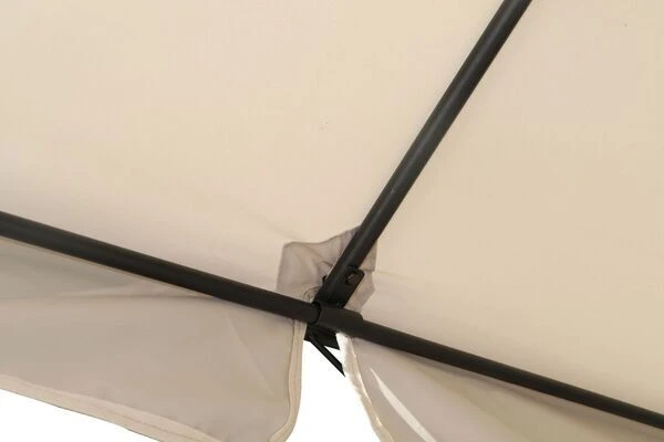 OUTFLEXX Ersatzdach Für Siena Garden Pavillon Korfu, Natur, Polyester PU-beschichtet, 350x350cm 8 OUTFLEXX Ersatzdach Für Siena Garden Pavillon Korfu, Natur, Polyester PU-beschichtet, 350x350cm – Bild 7