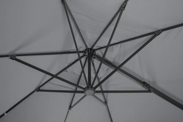 Schneider® SCHNEIDER Exklusivmodell Rhodos Grande Ampelschirm, Silbergrau, 300x400 Cm, Rechteckig 8 Schneider® SCHNEIDER Exklusivmodell Rhodos Grande Ampelschirm, Silbergrau, 300x400 Cm, Rechteckig – Bild 7