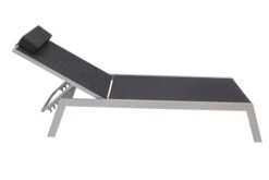 VILLANA Gartenliege, Silber/schwarz, Aluminium/Textil, 198 X 60 X 32 Cm, Verstellbar -Ausgewählte Geschäfte Für Garten- Und Outdoor-Produkte 8 13400.jpg