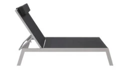 VILLANA 2er-Set Sonnenliegen, Silber/schwarz, Alu/Textil, 198x66x32cm, Mit Beistelltisch 45x45cm -Ausgewählte Geschäfte Für Garten- Und Outdoor-Produkte 8 13886.jpg