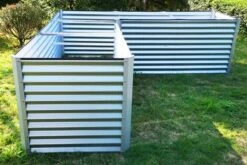 OUTFLEXX Eck-Hochbeet, Silber, Zincalume, 270x270x90x84cm -Ausgewählte Geschäfte Für Garten- Und Outdoor-Produkte 8 18173.jpg