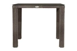 Ploß Rocking Dining Tisch, Grau/braun-meliert, Polyrattan, 90 X 90 Cm, Glasplatte In Steinoptik -Ausgewählte Geschäfte Für Garten- Und Outdoor-Produkte 8 20156.jpg