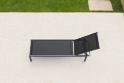 OUTFLEXX Liege, Anthrazit Matt/schwarz, Alu/Textilene, 190x62x34cm, Rückenlehne Verstellbar -Ausgewählte Geschäfte Für Garten- Und Outdoor-Produkte 8 20394.jpg