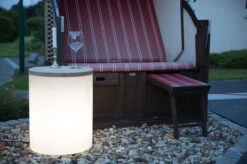 8-SEASONS Shining Drum Dekoleuchte, Weiß, Polyethylen, Outdoor -Ausgewählte Geschäfte Für Garten- Und Outdoor-Produkte 8 20888 2.jpg