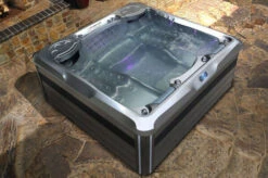 Outtech Steel Art Cetus Whirlpool, Grau/schwarz, 228x214x93 Cm / 1000L, 4 Pers., LED Corner Light, LCD Balboa Anzeige, WIFI READY -Ausgewählte Geschäfte Für Garten- Und Outdoor-Produkte 8 21290.jpg